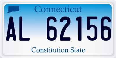 CT license plate AL62156
