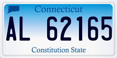 CT license plate AL62165