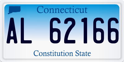 CT license plate AL62166