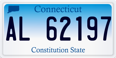 CT license plate AL62197