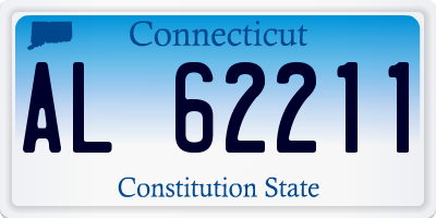 CT license plate AL62211