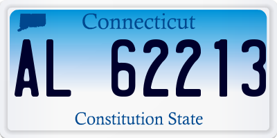 CT license plate AL62213