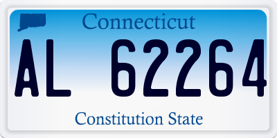 CT license plate AL62264