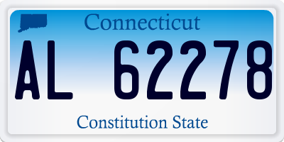 CT license plate AL62278