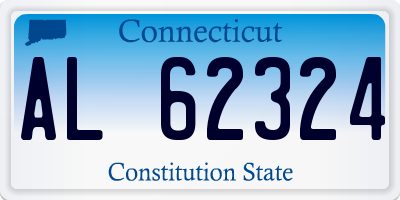 CT license plate AL62324