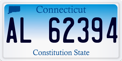 CT license plate AL62394