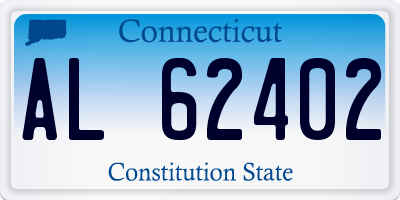 CT license plate AL62402