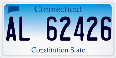CT license plate AL62426