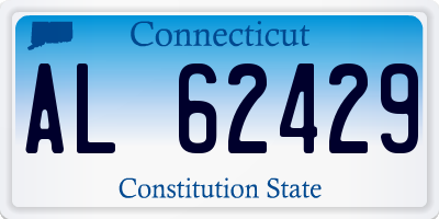 CT license plate AL62429