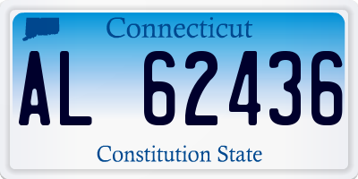 CT license plate AL62436
