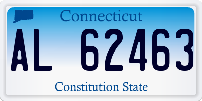 CT license plate AL62463