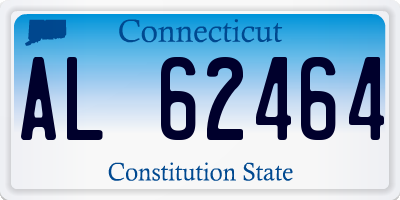 CT license plate AL62464