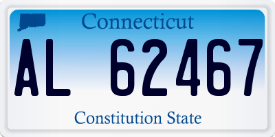 CT license plate AL62467