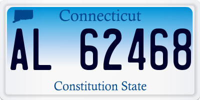 CT license plate AL62468