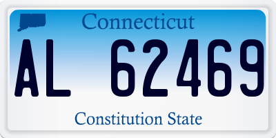 CT license plate AL62469