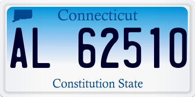 CT license plate AL62510