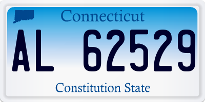 CT license plate AL62529