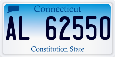 CT license plate AL62550