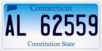 CT license plate AL62559
