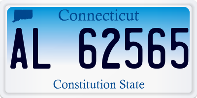 CT license plate AL62565