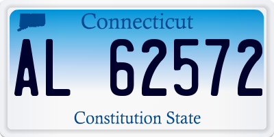 CT license plate AL62572