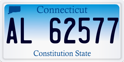 CT license plate AL62577