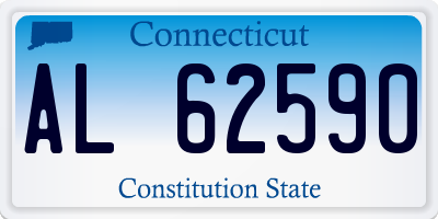 CT license plate AL62590