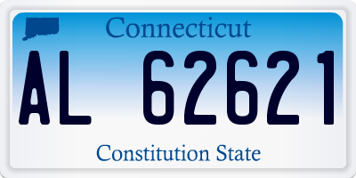 CT license plate AL62621