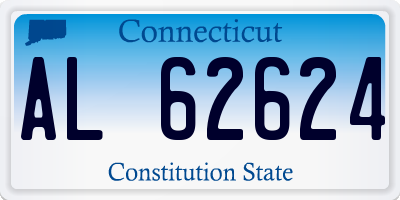 CT license plate AL62624