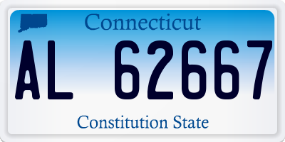 CT license plate AL62667