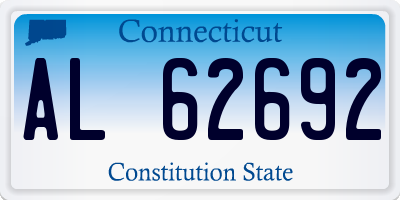 CT license plate AL62692