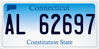 CT license plate AL62697