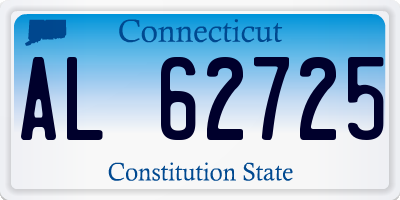 CT license plate AL62725