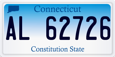 CT license plate AL62726