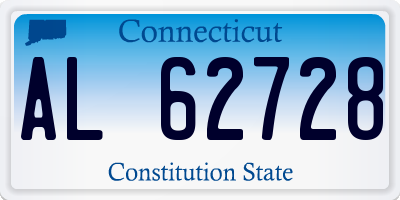 CT license plate AL62728