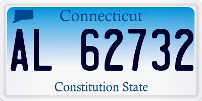CT license plate AL62732