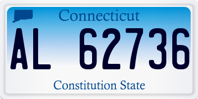 CT license plate AL62736