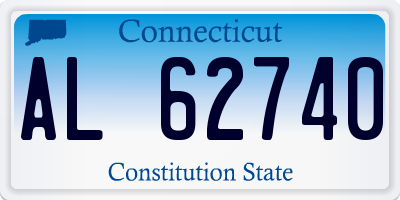 CT license plate AL62740
