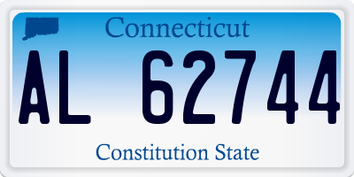 CT license plate AL62744