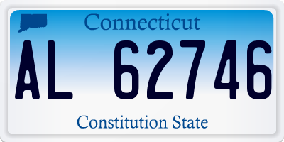CT license plate AL62746