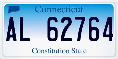 CT license plate AL62764