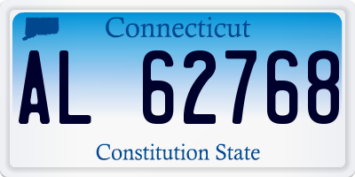 CT license plate AL62768