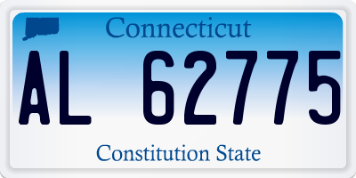 CT license plate AL62775