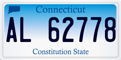 CT license plate AL62778