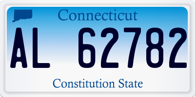 CT license plate AL62782
