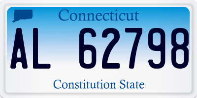 CT license plate AL62798