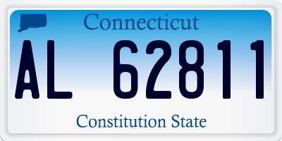 CT license plate AL62811