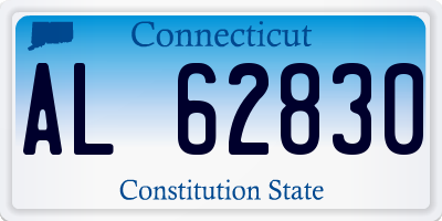 CT license plate AL62830