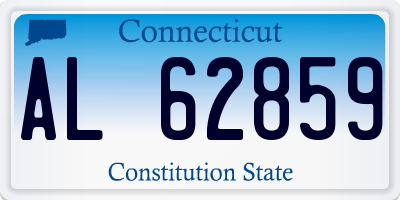 CT license plate AL62859