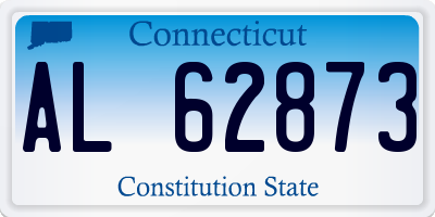 CT license plate AL62873